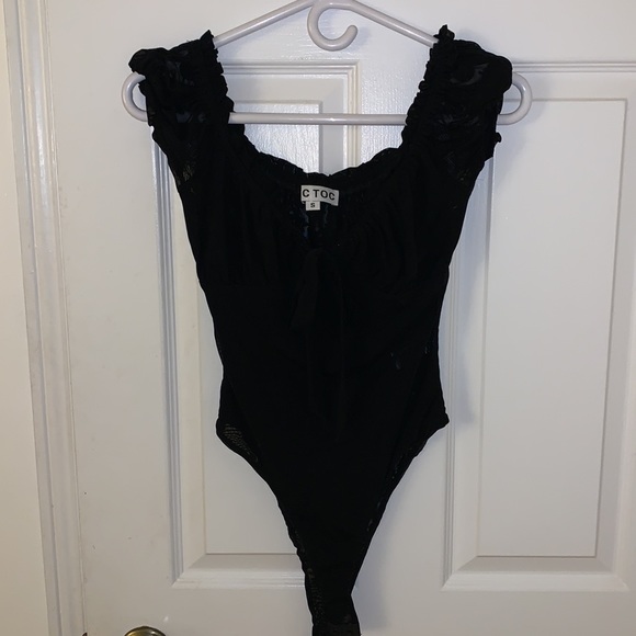 Black mesh bodysuit - Picture 2 of 4